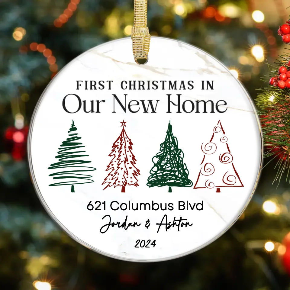 Married Christmas - Custom Name - Ornament