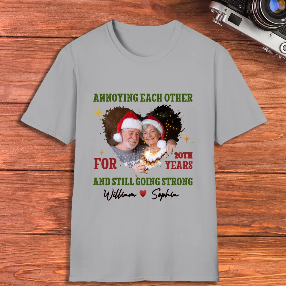 Together For Years, Couple Happy - Custom Photo - Personalized Gift For Couples - Unisex T-Shirt