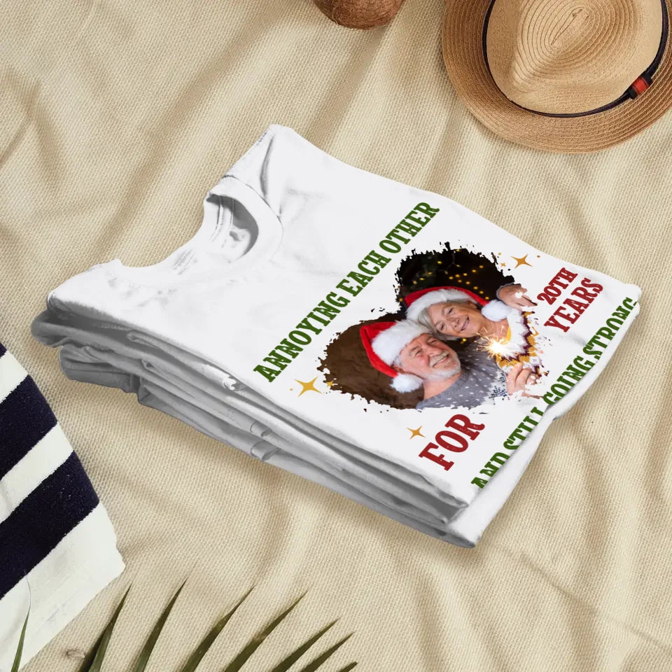 Together For Years, Couple Happy - Custom Photo - Personalized Gift For Couples - Unisex T-Shirt