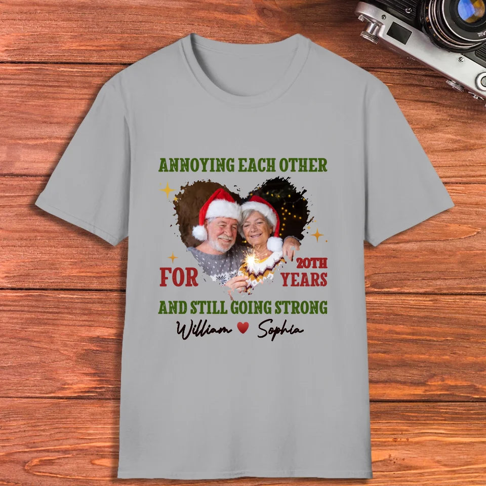 Together For Years, Couple Happy - Custom Photo - Personalized Gift For Couples - Unisex T-Shirt