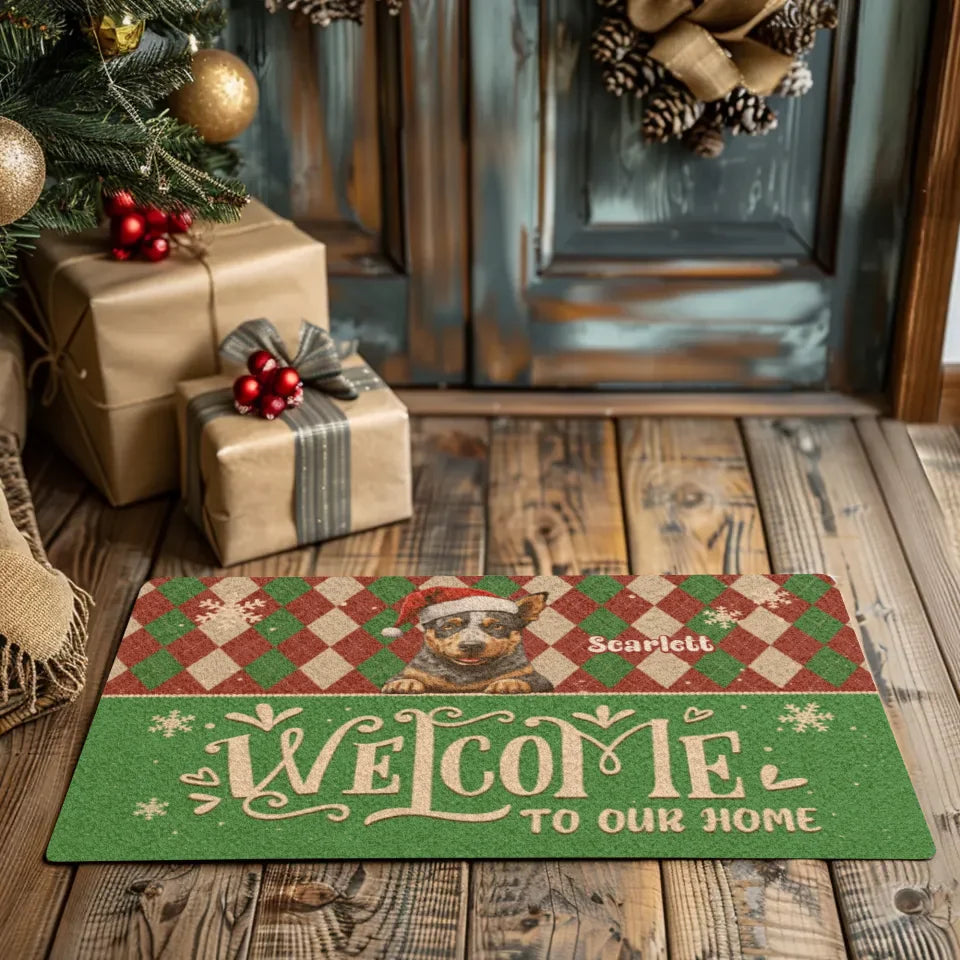 Welcome To Our Home - Custom Name - Doormat (24"x16'')