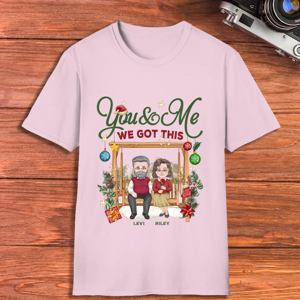 We Can Stay Together Until We Are Old - Custom Name - Personalized Gift For Couples - Unisex T-Shirt