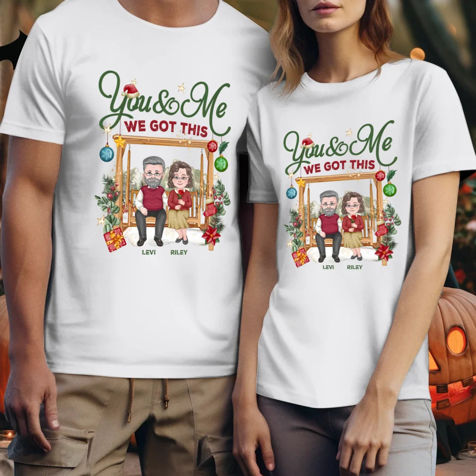 We Can Stay Together Until We Are Old - Custom Name - Personalized Gift For Couples - Unisex T-Shirt