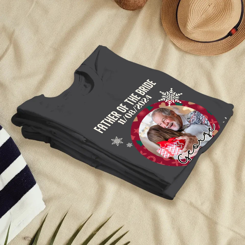 Father Of The Bride - Custom Photo - Personalized Gifts For Dad - Sweater