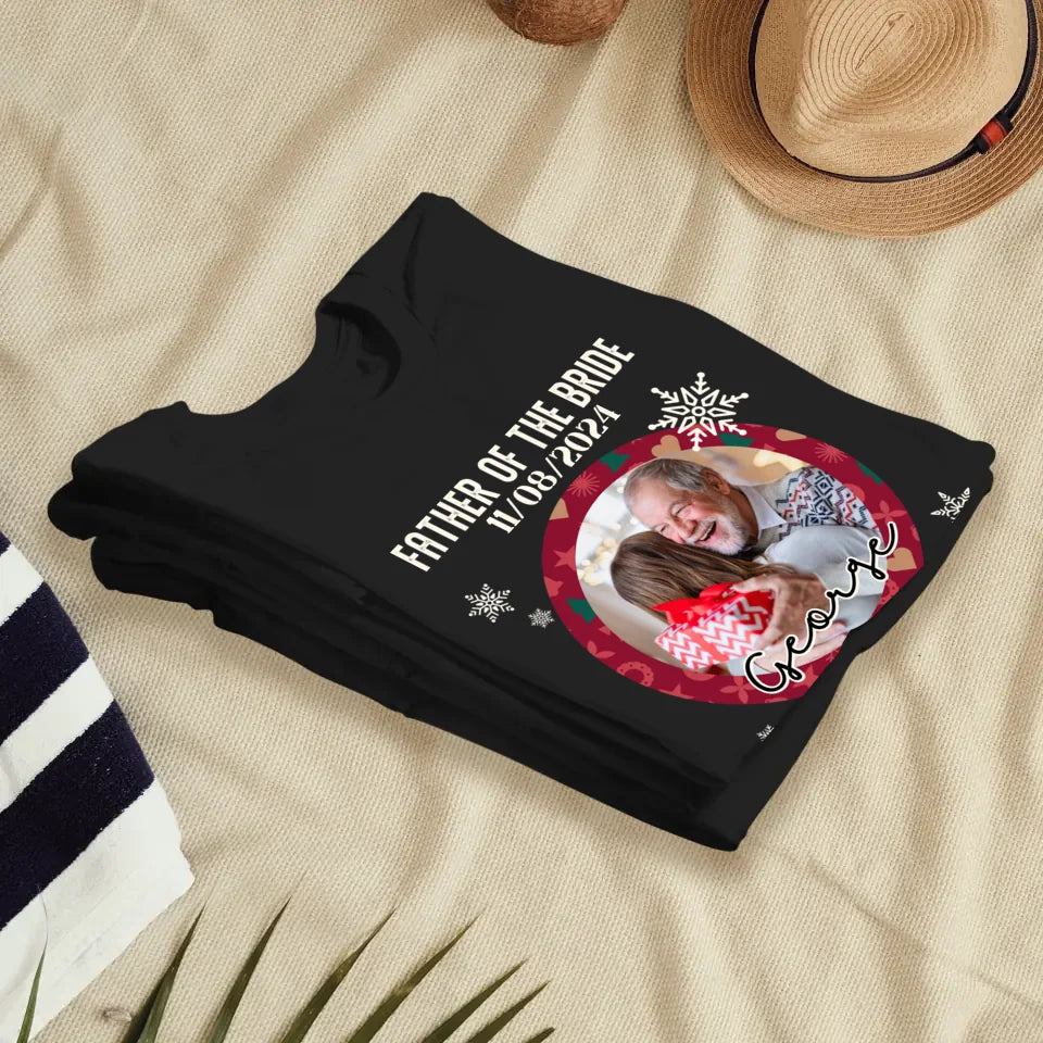 Father Of The Bride - Custom Photo - Personalized Gifts For Dad - Sweater