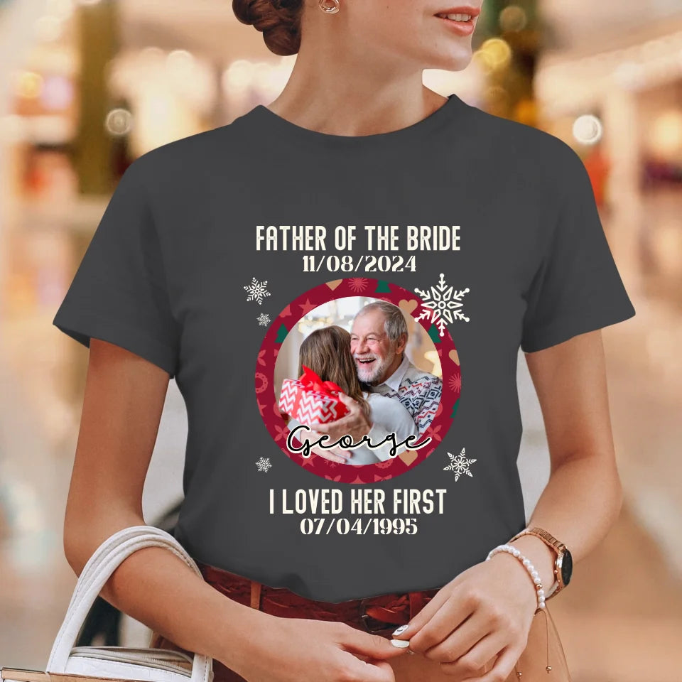 Father Of The Bride - Custom Photo - Personalized Gifts For Dad - Sweater