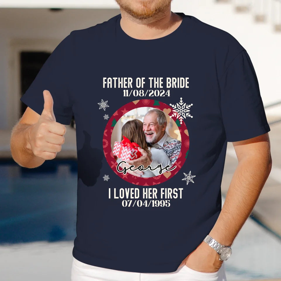 Father Of The Bride - Custom Photo - Personalized Gifts For Dad - Sweater