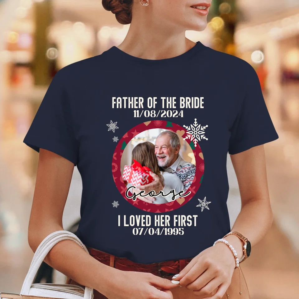 Father Of The Bride - Custom Photo - Personalized Gifts For Dad - Sweater