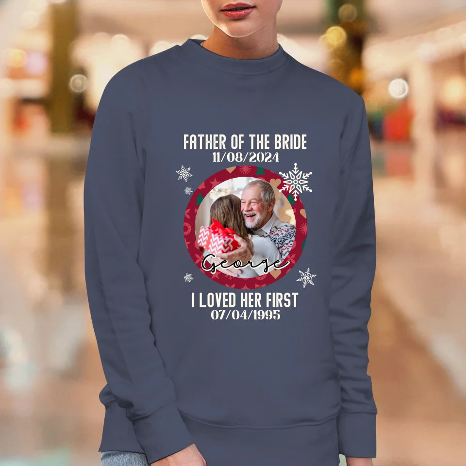 Father Of The Bride - Custom Photo - Personalized Gifts For Dad - Sweater