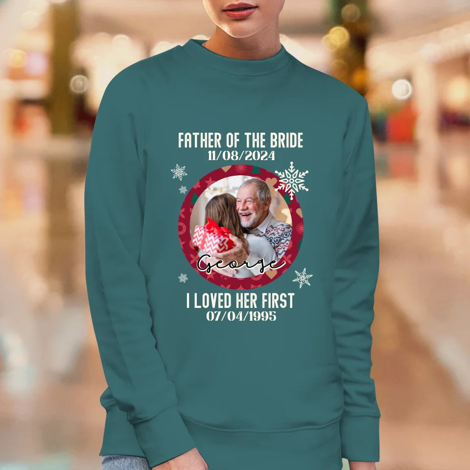 Father Of The Bride - Custom Photo - Personalized Gifts For Dad - Sweater