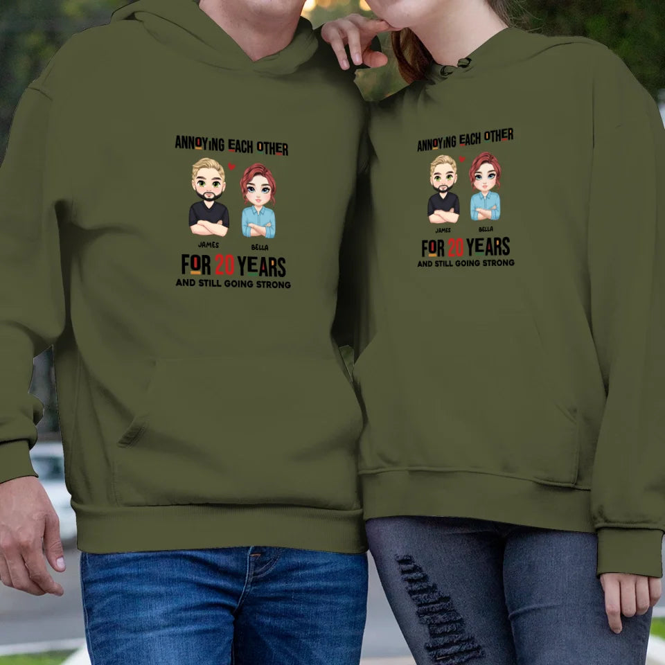 Annoying Each Other For Years - Personalized Gifts for Couples - Unisex Hoodie