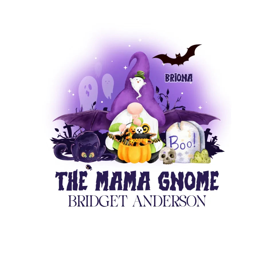 The Mama Gnome - Custom Name - Personalized Gifts For Mom - Sweater