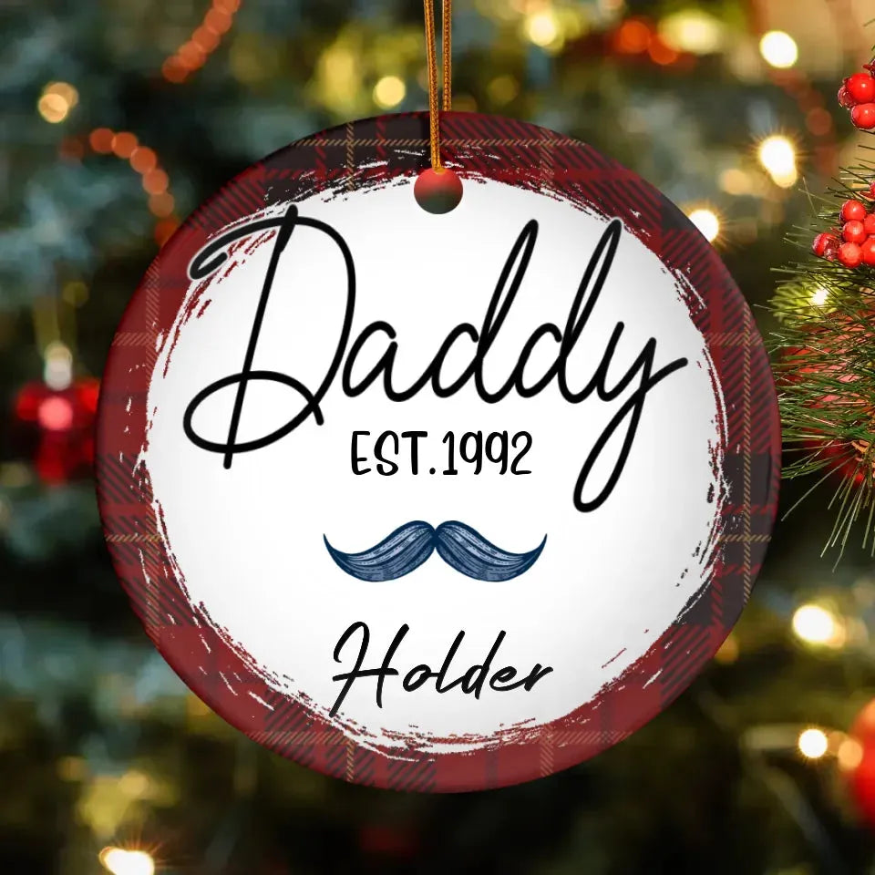 Strength, And Endless Support. You Mean Everything To Me - Custom Name - Personalized Gift For Dad - Ornament