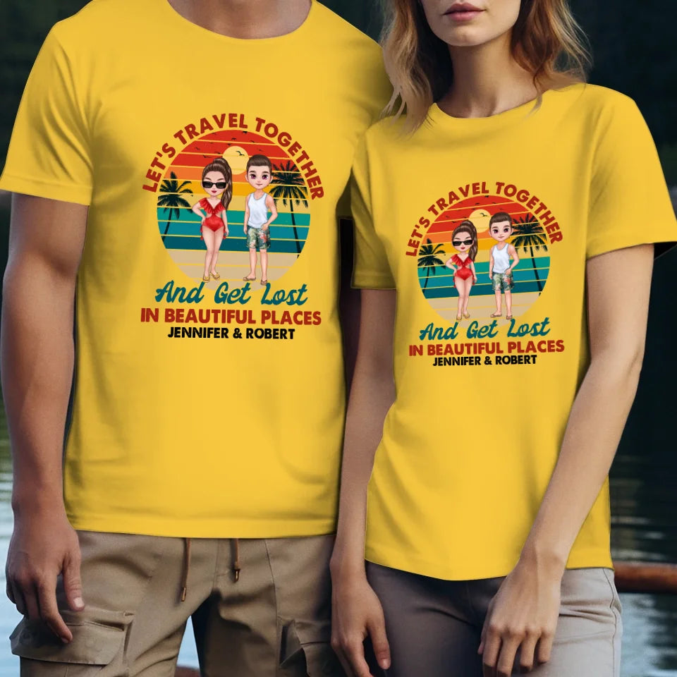 You Are My Home & My Adventure - Personalized Gifts For Couples - Unisex T-shirt