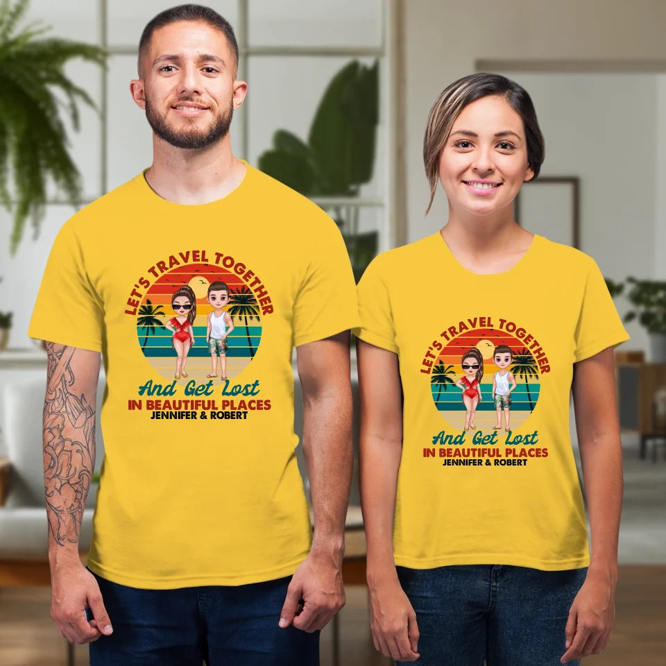 You Are My Home & My Adventure - Personalized Gifts For Couples - Unisex T-shirt