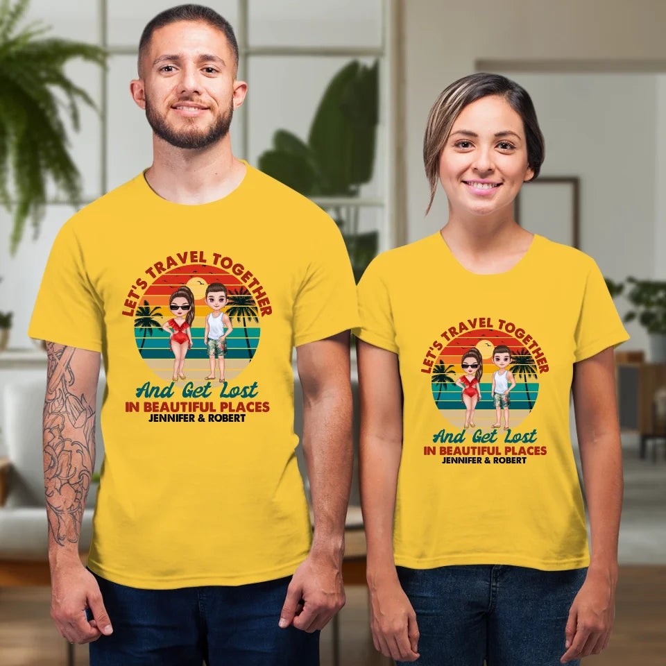 You Are My Home & My Adventure - Personalized Gifts For Couples - Unisex T-shirt