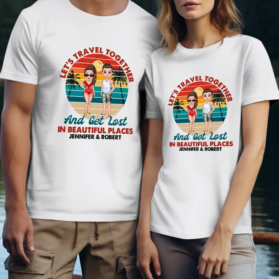 You Are My Home & My Adventure - Personalized Gifts For Couples - Unisex T-shirt