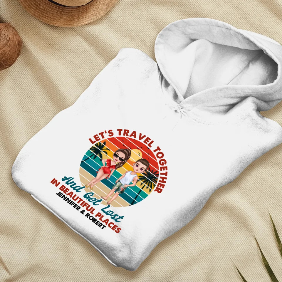 You Are My Home & My Adventure - Personalized Gifts For Couples - Unisex Hoodie