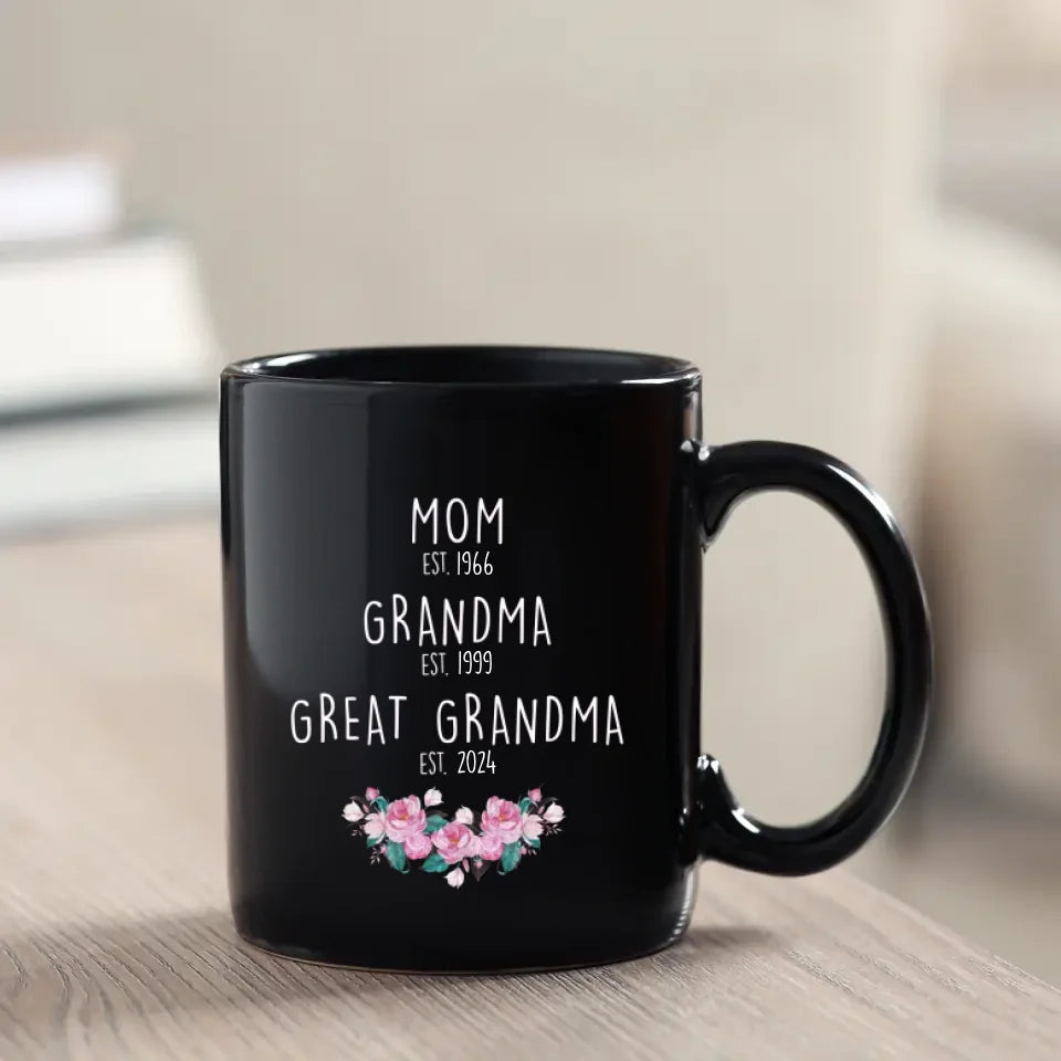 Great Grandma Mug Gift  - Personalized Gifts For Grandma - Mug