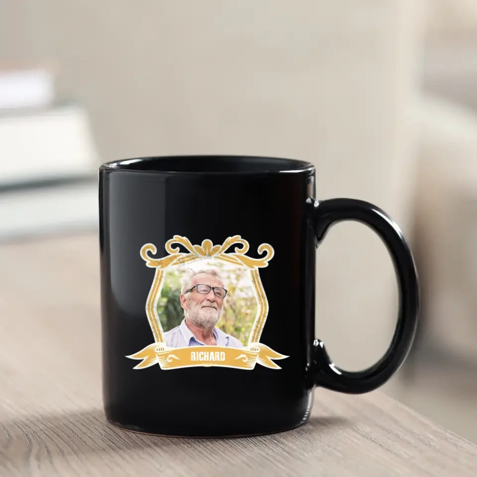 Husband, Father, Grandpa, Legend  - Personalized Gifts For Grandpa - White Mug