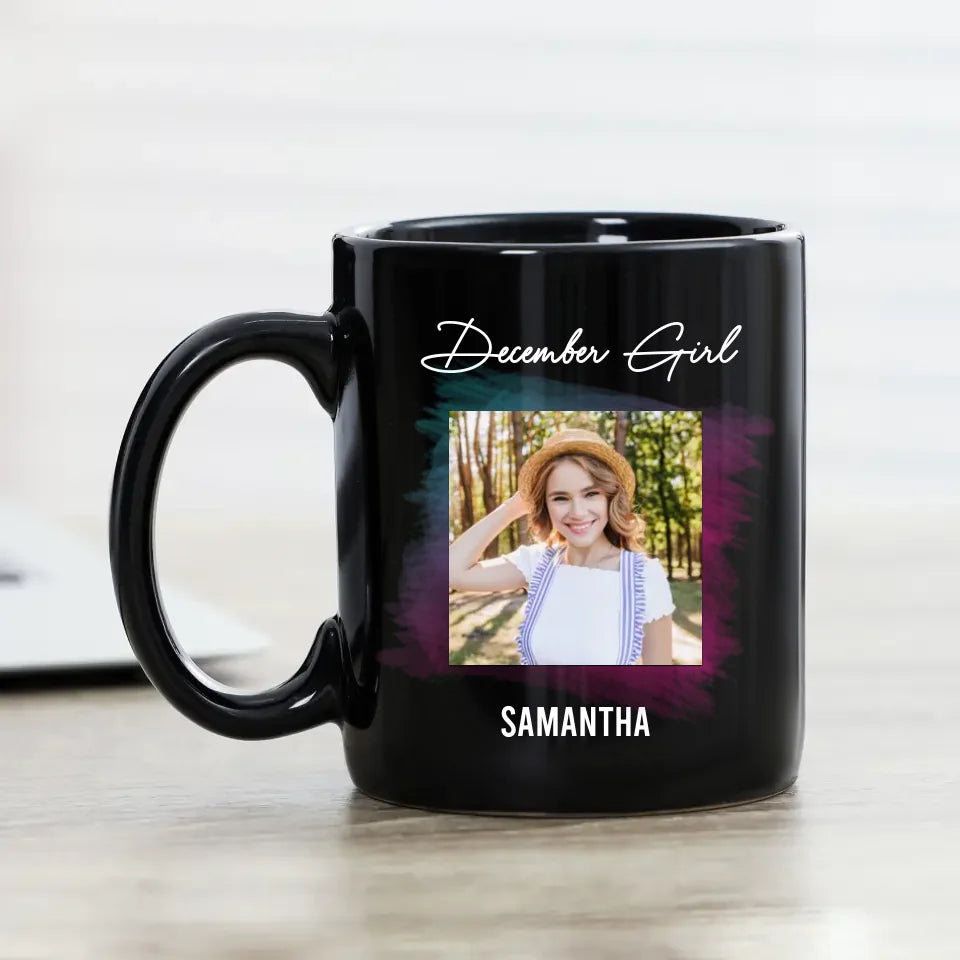 Stronger Than The Storm  - Custom Photo - Personalized Gifts For Her - Mug