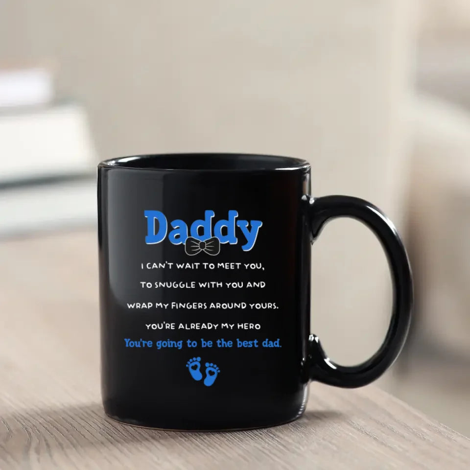 New Dad To Be - Custom Name - Personalized Gifts For Dad - Mug