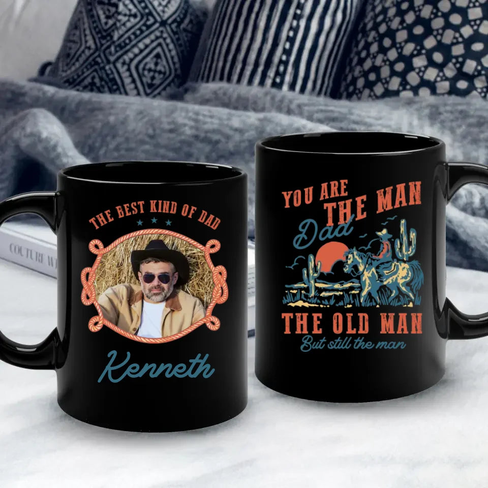 The Best Kind Of Dad - Custom Photo - Personalized Gifts For Dad - Mug