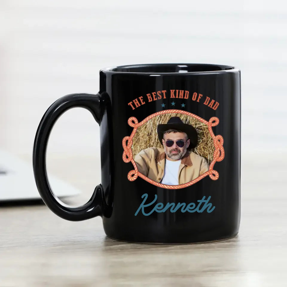 The Best Kind Of Dad - Custom Photo - Personalized Gifts For Dad - Mug