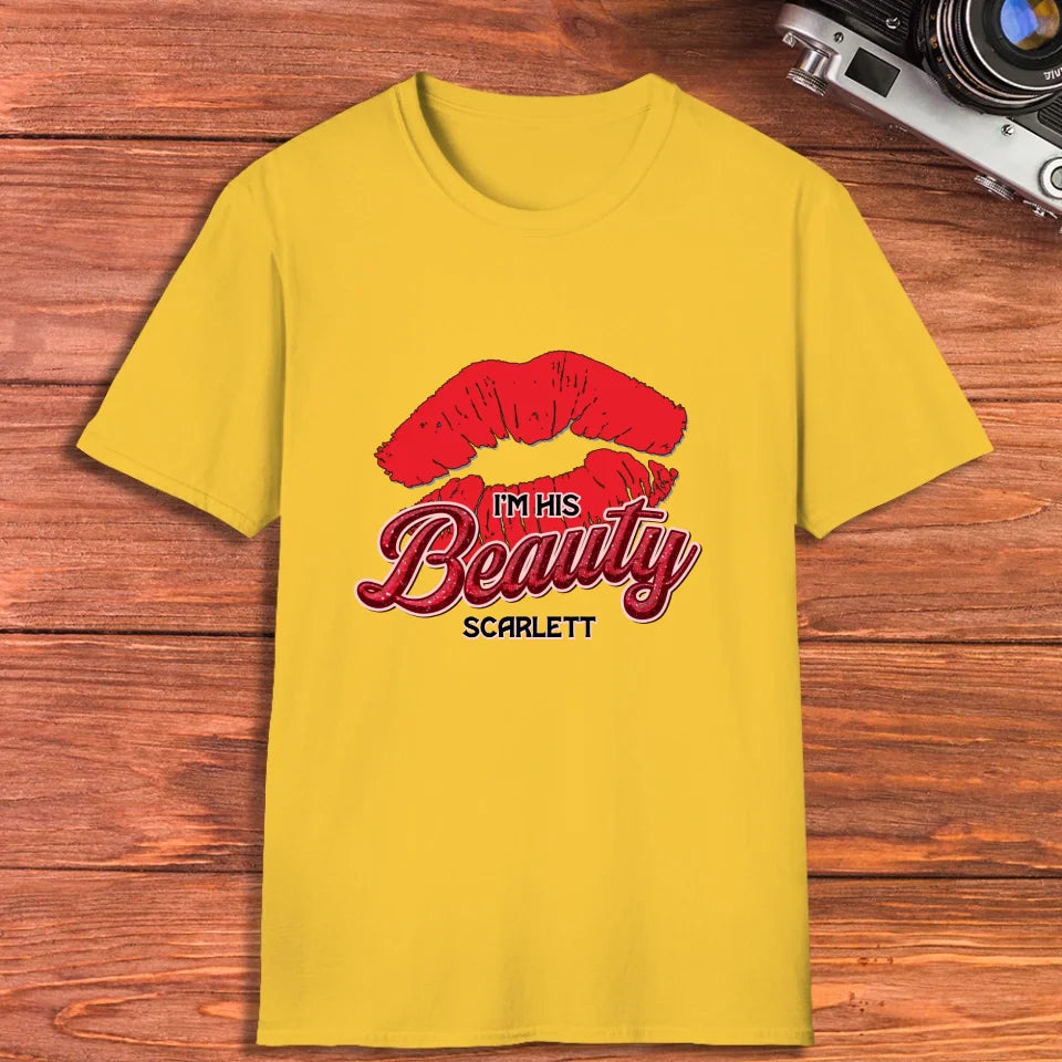 Beauty & Beast - Personalized Gifts For Couples - Unisex T-Shirt