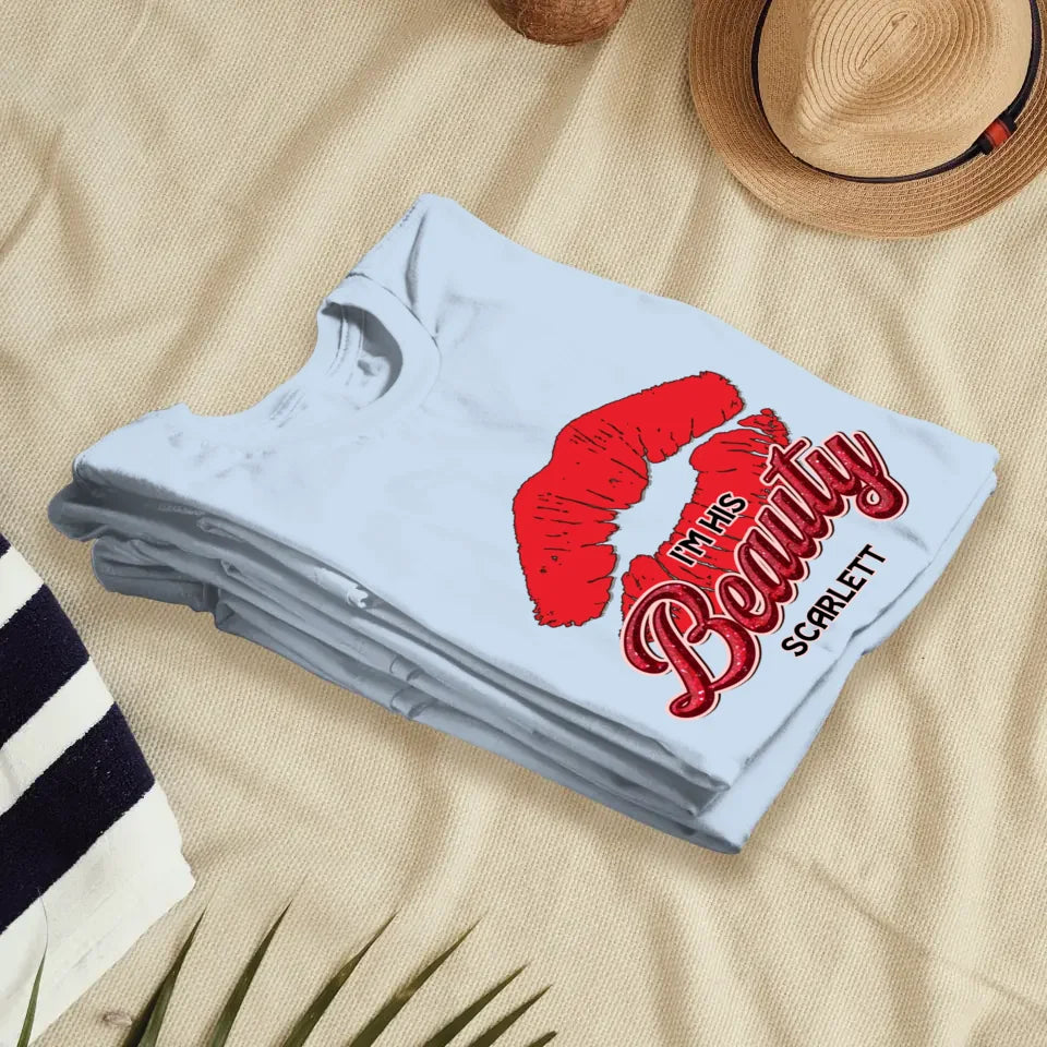 Beauty & Beast - Personalized Gifts For Couples - Unisex T-Shirt