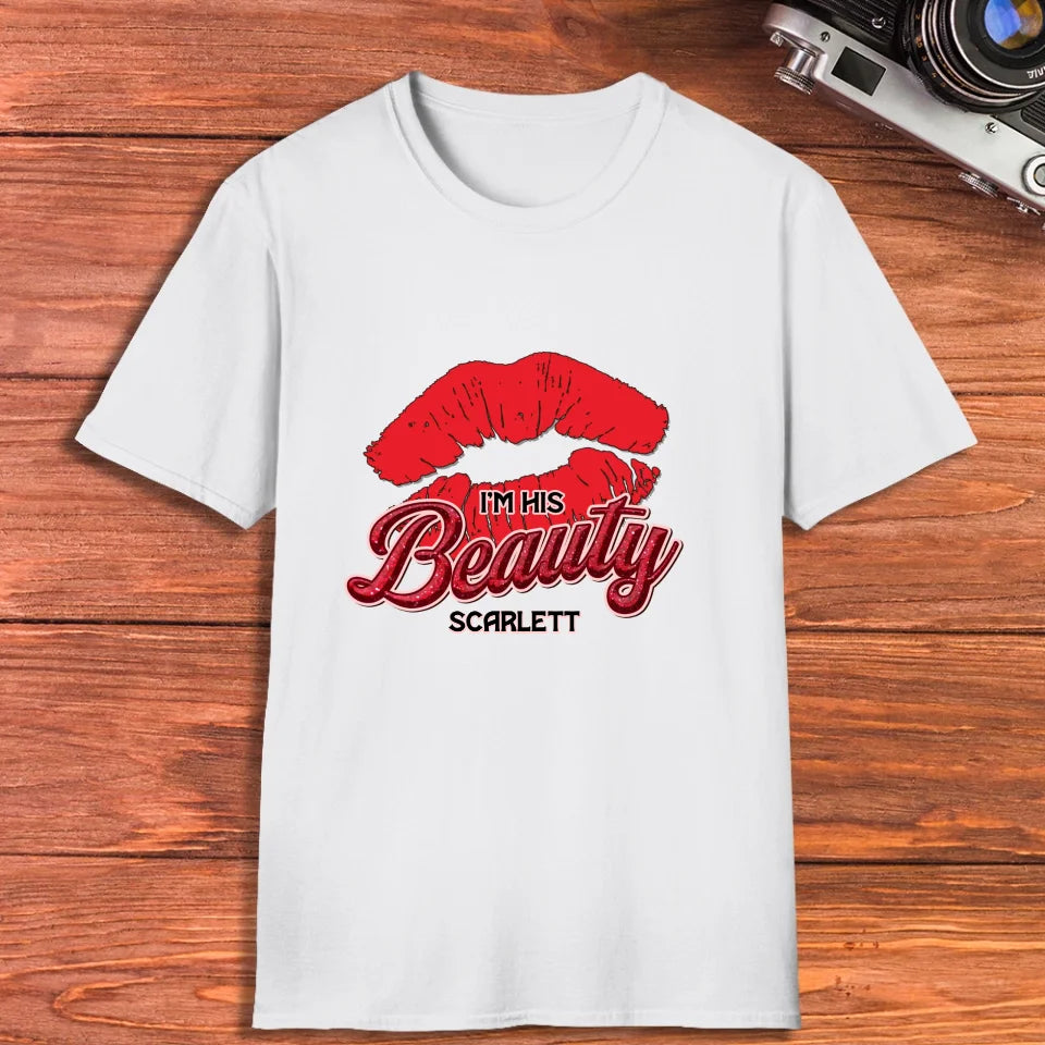 Beauty & Beast - Personalized Gifts For Couples - Unisex T-Shirt