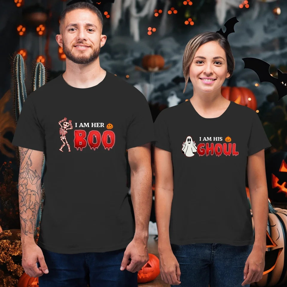 Boo & Ghoul - Custom Ghost - Personalized Gifts For Couple - T-shirt