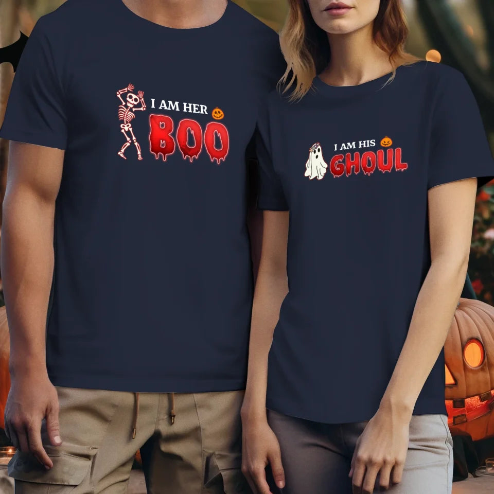 Boo & Ghoul - Custom Ghost - Personalized Gifts For Couple - T-shirt