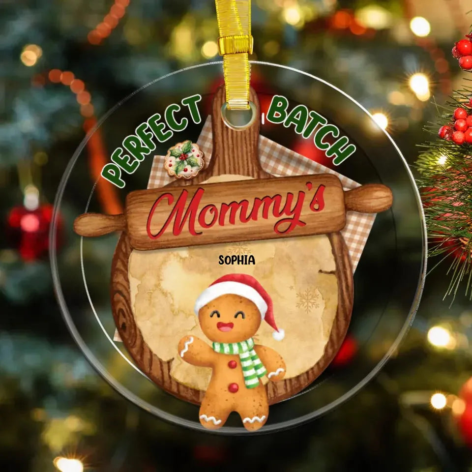 Mommy's Cookies Are Always A Favorite - Custom Name - Personalized Gift For Mom - Ornament