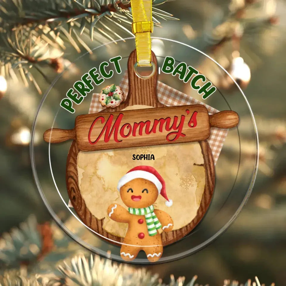 Mommy's Cookies Are Always A Favorite - Custom Name - Personalized Gift For Mom - Ornament