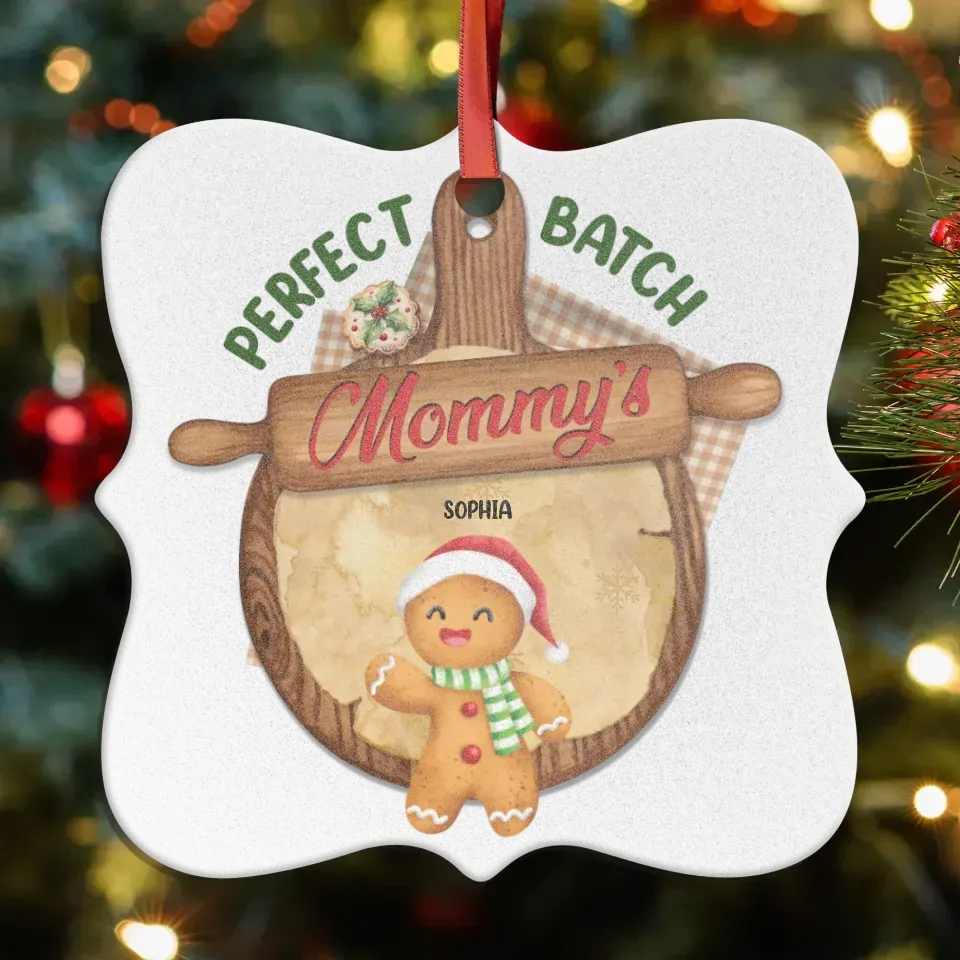 Mommy's Cookies Are Always A Favorite - Custom Name - Personalized Gift For Mom - Ornament