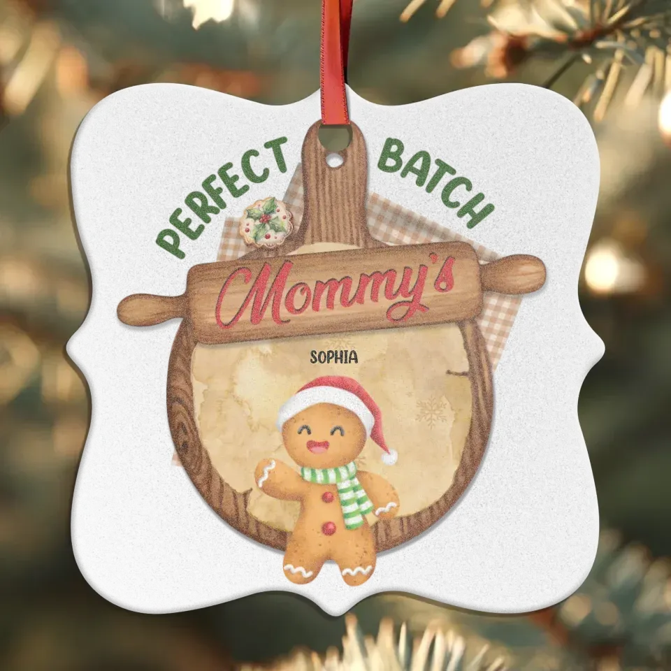 Mommy's Cookies Are Always A Favorite - Custom Name - Personalized Gift For Mom - Ornament