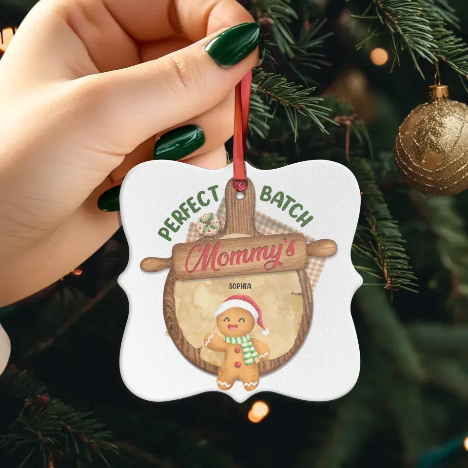 Mommy's Cookies Are Always A Favorite - Custom Name - Personalized Gift For Mom - Ornament