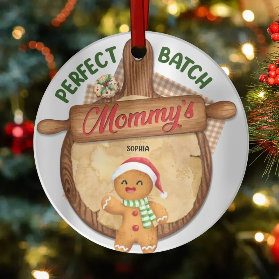 Mommy's Cookies Are Always A Favorite - Custom Name - Personalized Gift For Mom - Ornament