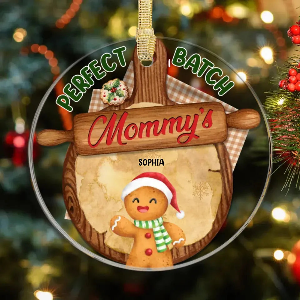 Mommy's Cookies Are Always A Favorite - Custom Name - Personalized Gift For Mom - Ornament