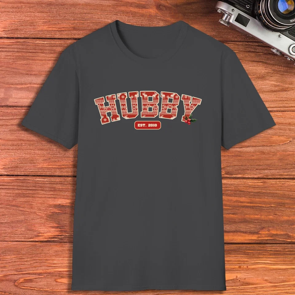 Wifey Pattern - Custom Name - Personalized Gift For Couples - Unisex T-Shirt