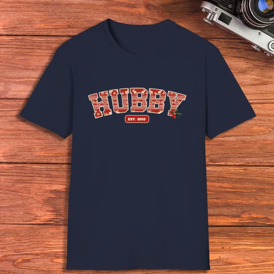 Wifey Pattern - Custom Name - Personalized Gift For Couples - Unisex T-Shirt