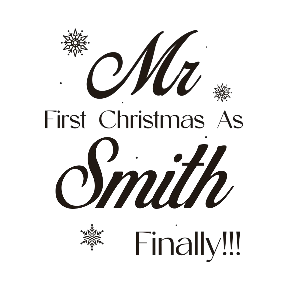 Our First Christmas - Custom Name - Personalized Gift For Couples - Unisex T-Shirt