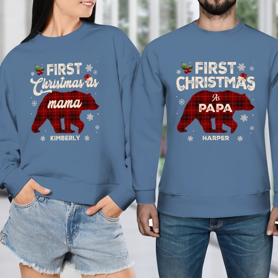 Celebrating The Joy And Magic Of Our New Family Journey - Custom Name - Personalized Gift For Mom - Unisex Sweater