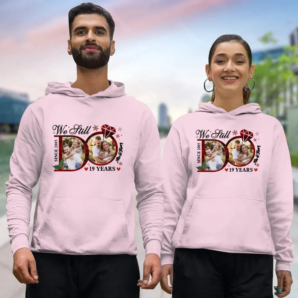 Despite All We've Faced, We Still Do Love Each Other Deeply - Personalized Gift For Couple - Unisex Hoodie