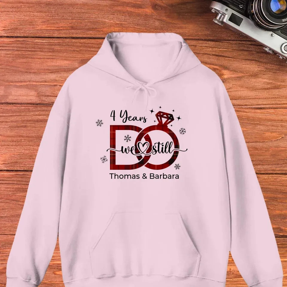 We Still Do: Christmas Theme - Personalized Gift For Couple - Unisex Hoodie