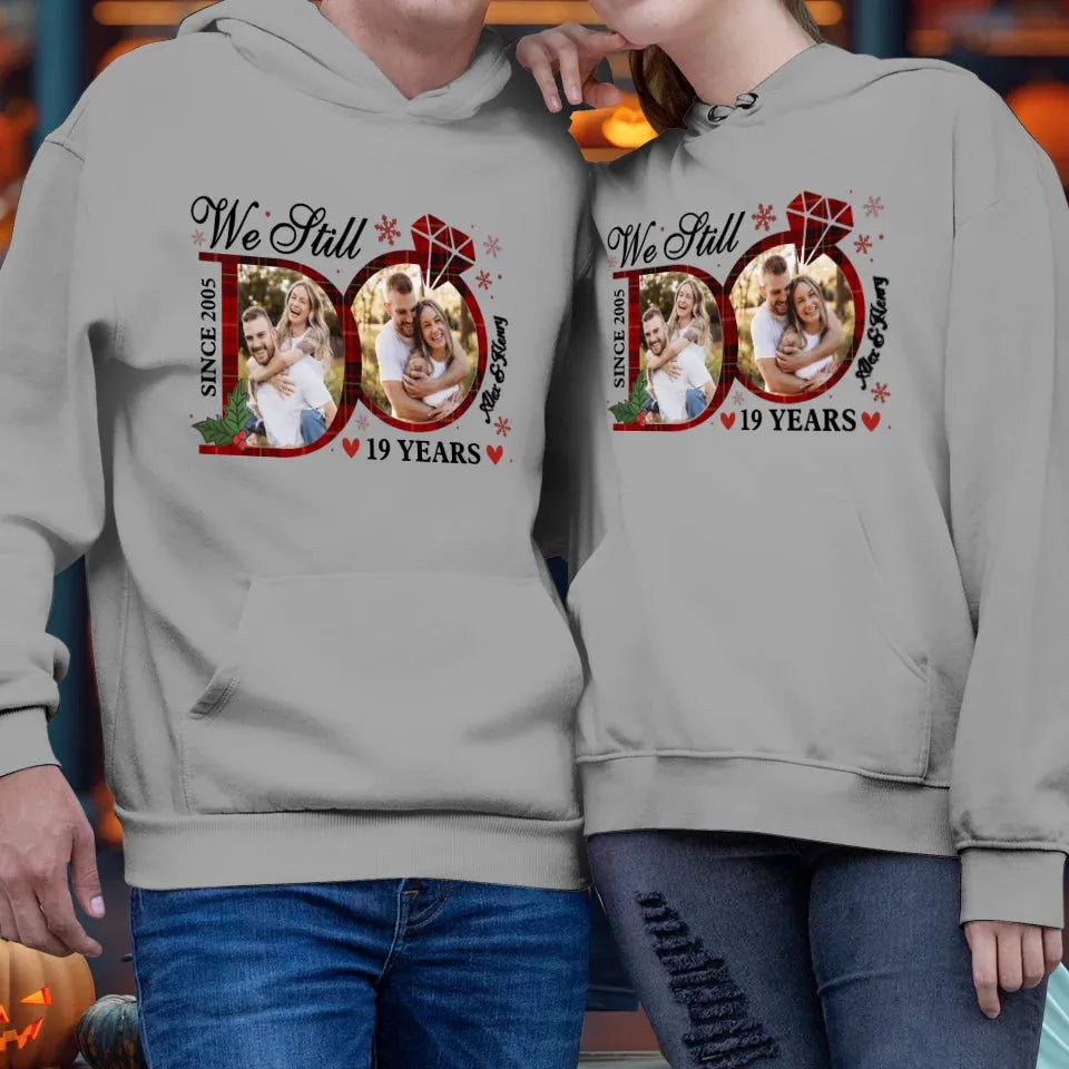 Despite All We've Faced, We Still Do Love Each Other Deeply - Personalized Gift For Couple - Unisex Hoodie