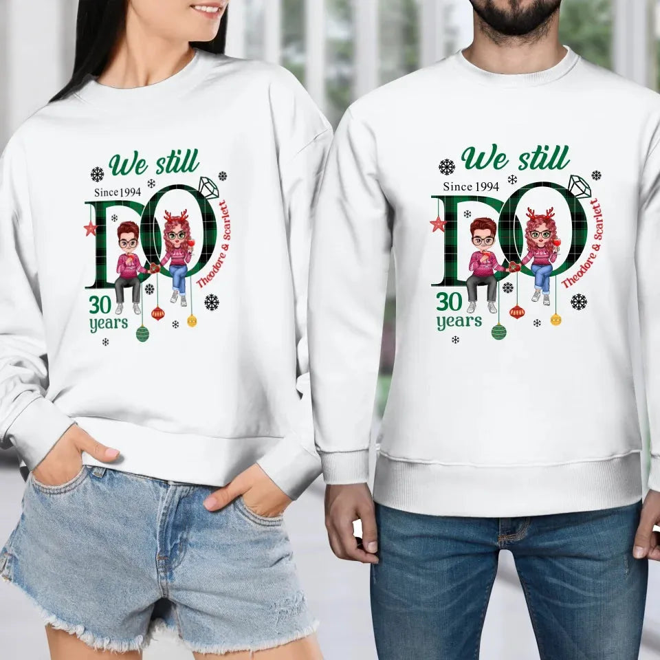 We Still Do With Christmas Vibe - Personalized Gift For Couples - Unisex Sweater