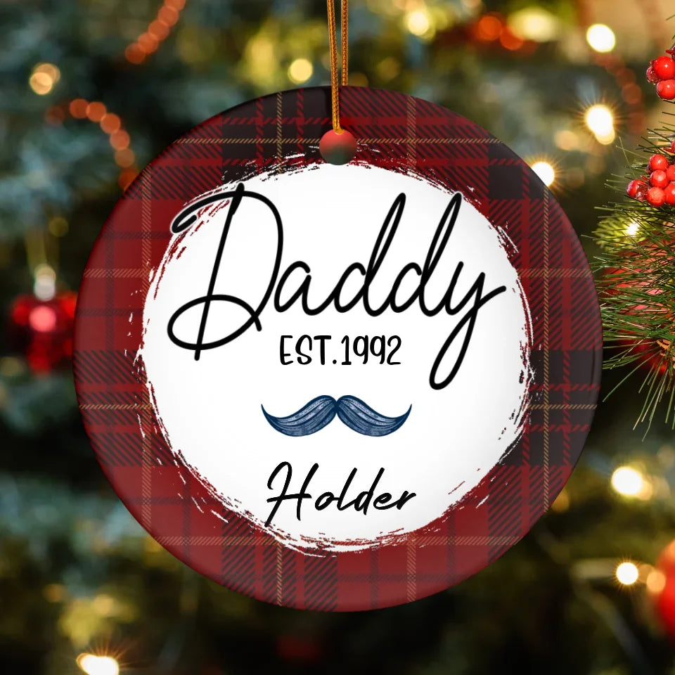 Pack 3 Classic Christmas Dad Bundle - Personalized Gift For Dad - Ornament