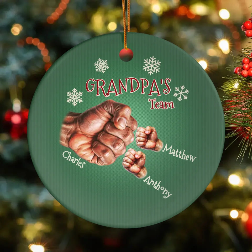 Pack 3 Timeless Christmas Grandpa Bundle - Personalized Gift For Grandpa - Ornament